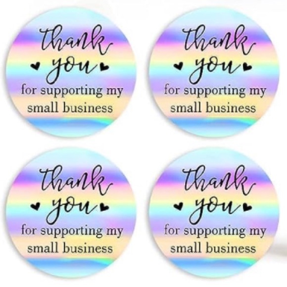 100 ~1.5β Thank You Boutique Stickers πͺ»ππͺ»2 Rolls For $16 (Bundle & Save) - Picture 3 of 6